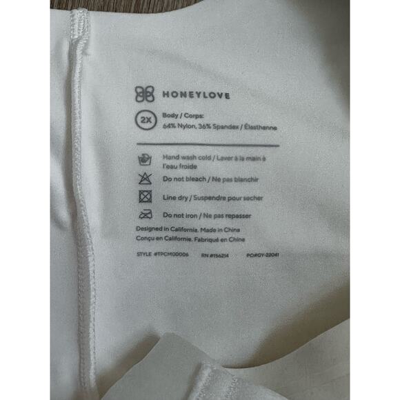 Honeylove|Silohette Cami Tank Top|White|SZ 2x - Picture 3 of 8